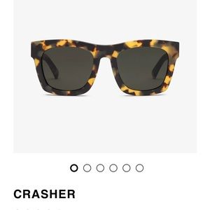 Electric Crasher Sunglasses 53MM size. Comes with original case. Tortoise/grey.